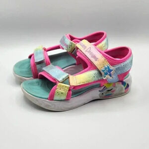 Sketchers Girls Unicorn Dreams Sandal Majes Sneaker Size‎ 1